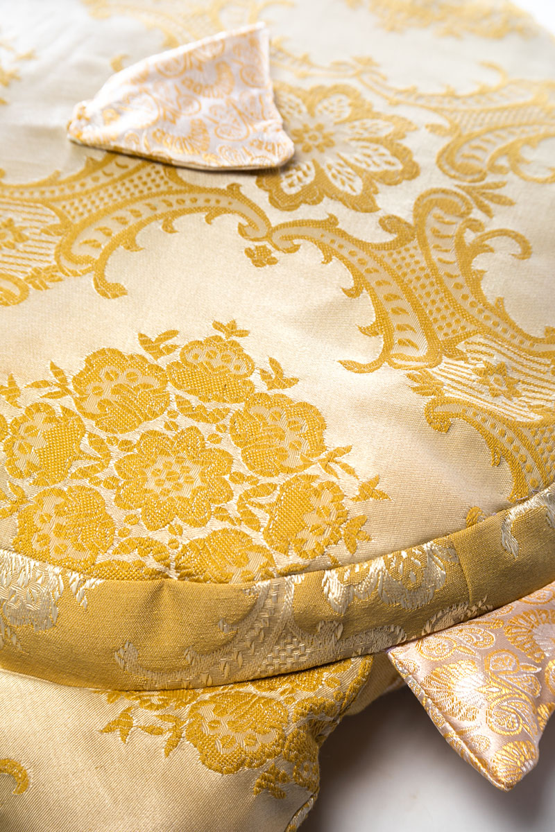 Sunfish Zafu cushion handmade by Sophia Adalaine