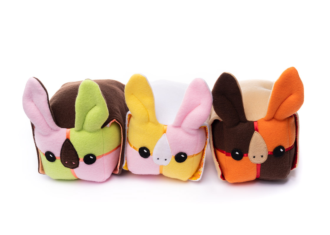 Battenberg Cake plush toys by Sophia Adalaine // 