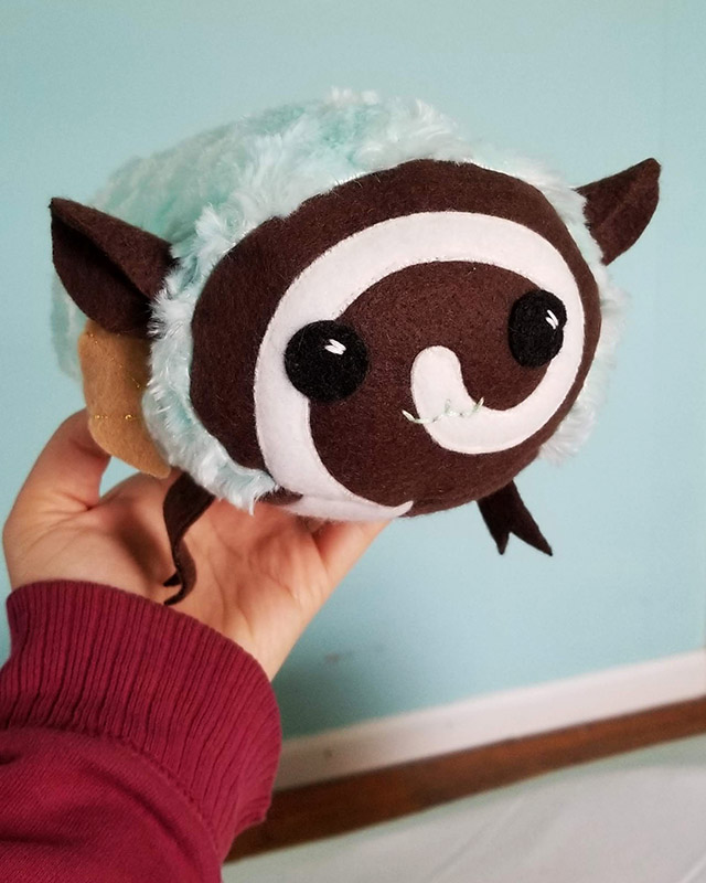 handmade Swiss Roll Sheep by Taneko Says Hello