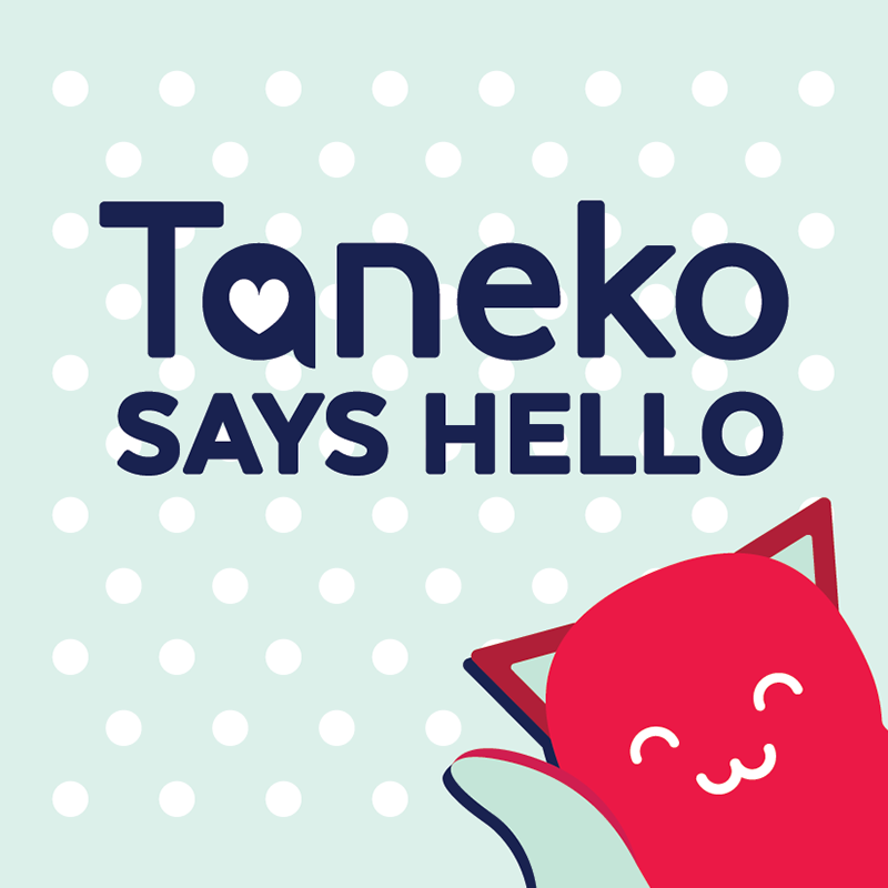 business card for Taneko Says Hello