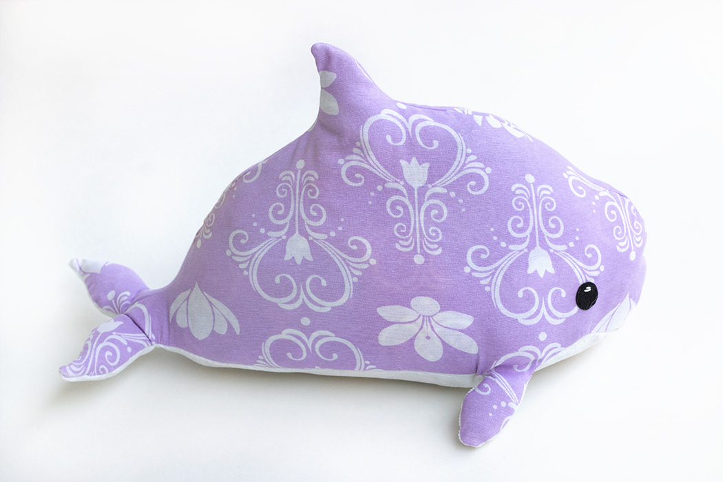 Repurposed Porpoise plush toys handmade by Sophia Adalaine