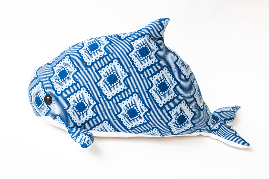 Repurposed Porpoise plush toys handmade by Sophia Adalaine