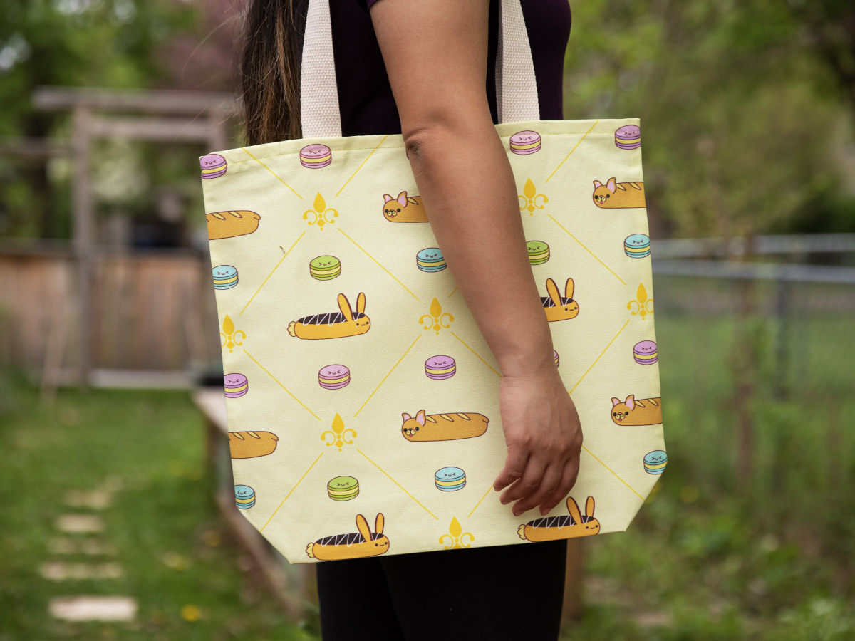 Tote bag of French Bakery // Sophia Adalaine at Taneko Says Hello