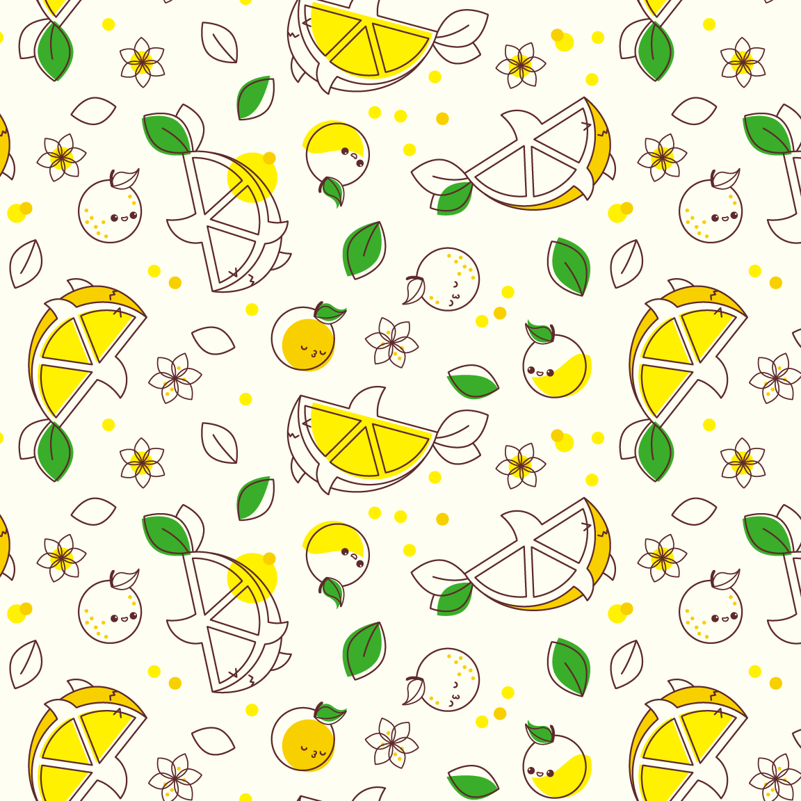 Surface pattern design of Lemon Sharks // Sophia Adalaine at Taneko Says Hello